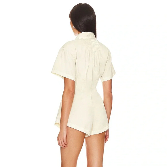 NWT Free People Keep It Crisp Shortall in Tofu - size M - Picture 7 of 11